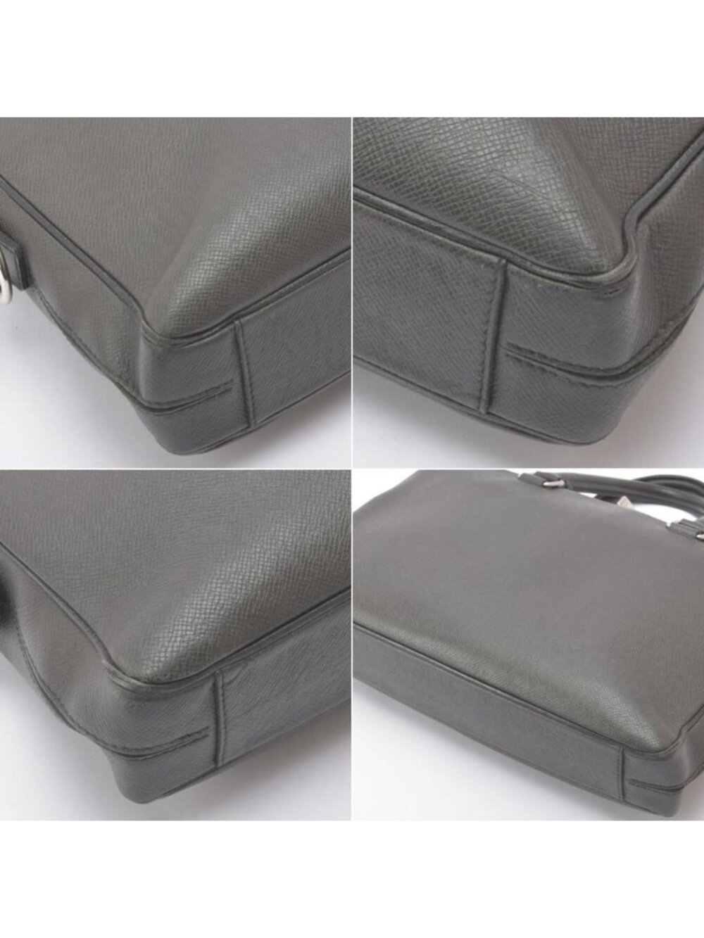 Louis Vuitton Porte Documents Briefcase PDB Taiga Leather Black - Picture 9 of 10